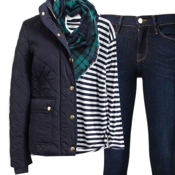 J. Crew Factory Jackets & Blazers - J. Crew Quilted Jacket